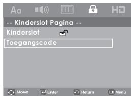 SAMSUNG DVD-H1080 - De toegangscode wijzigen - 2