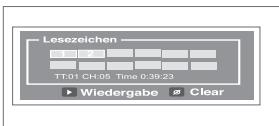 SAMSUNG DVD-H1080 - Mit Lesezeichen versehene Szene wieder aufrufen - 1