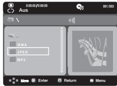 SAMSUNG DVD-H1080 - MP3/WMA/CD Audio-Dateien wiedergeben - 1