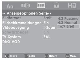 SAMSUNG DVD-H1080 - Bildformat - 1