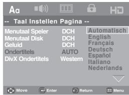 SAMSUNG DVD-H1080 - Taalkeuze voor ondertiteling - 1