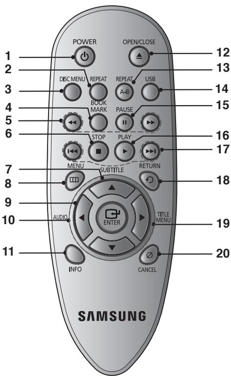 SAMSUNG DVD-H1080 - Remarque - 1