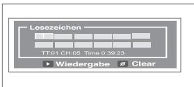 SAMSUNG DVD-H1080 - Lesezeichen-Funktion verwenden (DVD) - 2