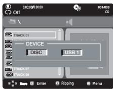 SAMSUNG DVD-H1080 - CD Ripping - 1