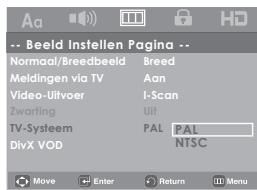 SAMSUNG DVD-H1080 - TV Systeem (TV System) - 1