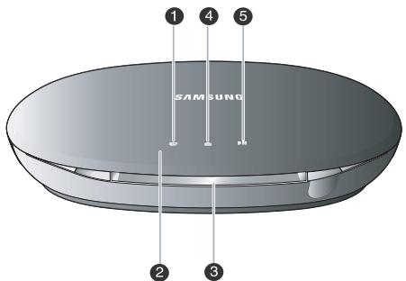 SAMSUNG DVD-H1080B - Face avant - 1