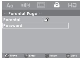SAMSUNG DVD-H1080B - Changing the Password - 2