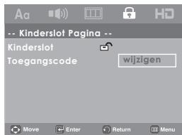 SAMSUNG DVD-H1080B - De toegangscode wijzigen - 3