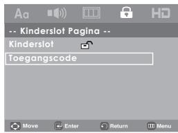 SAMSUNG DVD-H1080B - De toegangscode wijzigen - 2