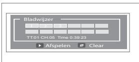 SAMSUNG DVD-H1080B - Een bladwijzer wissen - 1