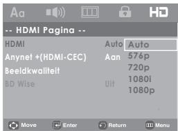 SAMSUNG DVD-H1080B - HDMI istellen - 1