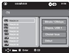 SAMSUNG DVD-H1080B - Extraction audio - 2