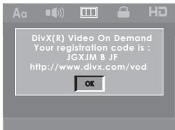 DivX(R) Video On Demand Your registration code is : JGXJM B JF http://www.divx.com/vod OK