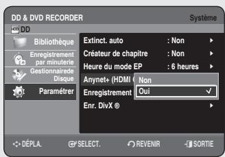 SAMSUNG DVD-HR756 - Création automatique des chapîtres - 8