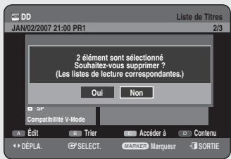 SAMSUNG DVD-HR756 - Utilisation du bouton TITLE LIST - 4