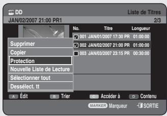 SAMSUNG DVD-HR756 - Utilisation du bouton TITLE LIST - 3