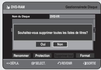 SAMSUNG DVD-HR756 - Cette protection vous permet de protégér vos disques contre le formatage ou la suppression suite à des opérations involontaires. - 2