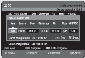 SAMSUNG DVD-HR756 - Retour au menu précédent - 4