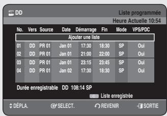 SAMSUNG DVD-HR756 - Retour au menu précédent - 7