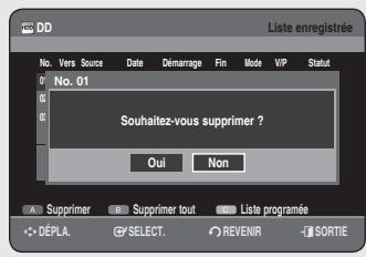 SAMSUNG DVD-HR756 - Informations relatives à Liste enregistrée - 1