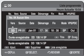SAMSUNG DVD-HR756 - Retour au menu précédent - 6