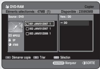 SAMSUNG DVD-HR756 - Utilisation du bouton TITLE LIST - 7