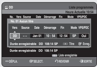 SAMSUNG DVD-HR756 - Utilisation du bouton TIMER - 3