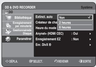 SAMSUNG DVD-HR756 - Configuration des options de langue - 3