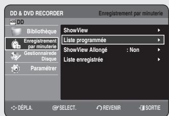 SAMSUNG DVD-HR756 - Retour au menu précédent - 2