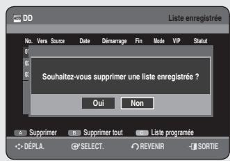 SAMSUNG DVD-HR756 - Informations relatives à Liste enregistrée - 2