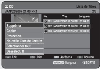 SAMSUNG DVD-HR756 - Utilisation du bouton TITLE LIST - 3
