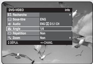 SAMSUNG DVD-HR756 - Changement de l'angle de prise de vue - 1