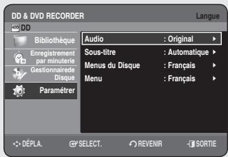 SAMSUNG DVD-HR756 - Sélectionnez Editor, Supprimer ou Swap. - 1