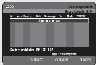 SAMSUNG DVD-HR756 - Réalisation d'un enregistrement programme - 8
