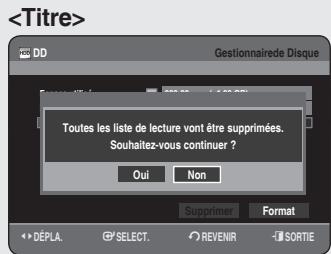 SAMSUNG DVD-HR756 - Cette protection vous permet de protégér vos disques contre le formatage ou la suppression suite à des opérations involontaires. - 5