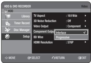 SAMSUNG DVD-HR773A - - Interlace - 1