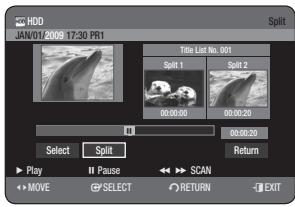 SAMSUNG DVD-HR773A - Using the TITLE LIST button - 1