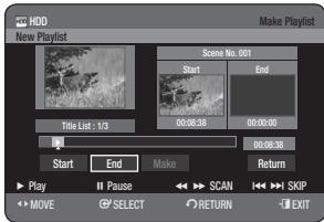 SAMSUNG DVD-HR773A - Using the TITLE LIST button - 2