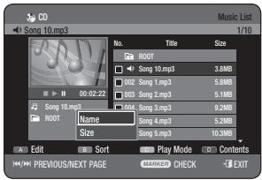 SAMSUNG DVD-HR773A - Using the Sort - 2