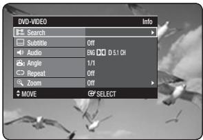 SAMSUNG DVD-HR773A - Moving to a scene directly using the INFO - 10