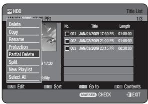SAMSUNG DVD-HR773A - Using the TITLE LIST button - 1