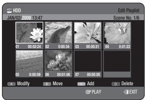 SAMSUNG DVD-HR773A - Using the PLAY LIST button - 2