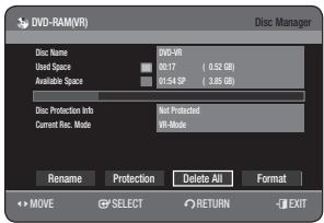 SAMSUNG DVD-HR773A - Disc Protection - 11
