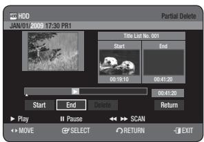 SAMSUNG DVD-HR773A - Using the TITLE LIST button - 3