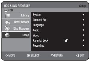 SAMSUNG DVD-HR773A - SETTING THE CLOCK - 2