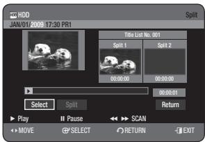 SAMSUNG DVD-HR773A - Using the TITLE LIST button - 3