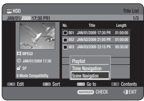 SAMSUNG DVD-HR773A - Using the TITLE LIST button - 2