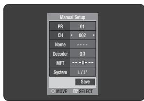 SAMSUNG DVD-HR773A - Manual Setup - 2
