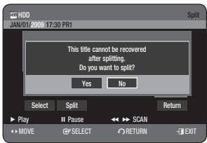 SAMSUNG DVD-HR773A - Using the TITLE LIST button - 4