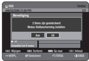 SAMSUNG DVD-HR775A - De toets TITLE LIST gebruiken - 2